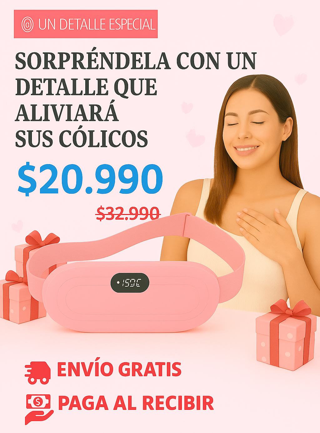 Cinturon Termico Para Colicos